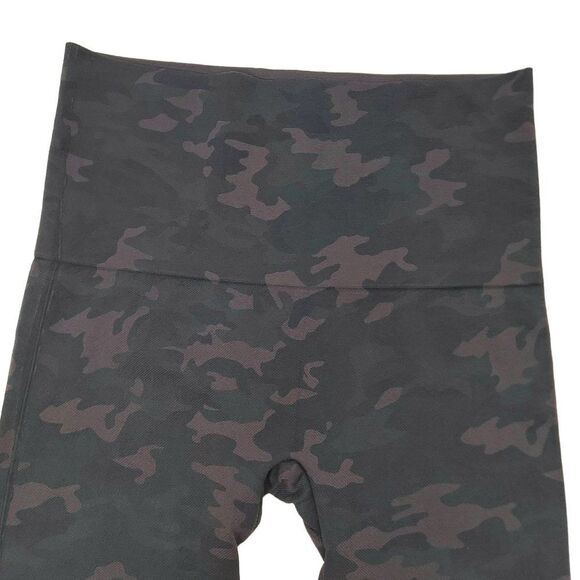 Bagatelle Collection Camo Ankle Leggings Womens Small High Waist Green Yoga - Picture 2 of 9